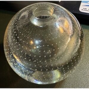 Controlled Tiny Bubbles Vase Candleholder‎ Vintage